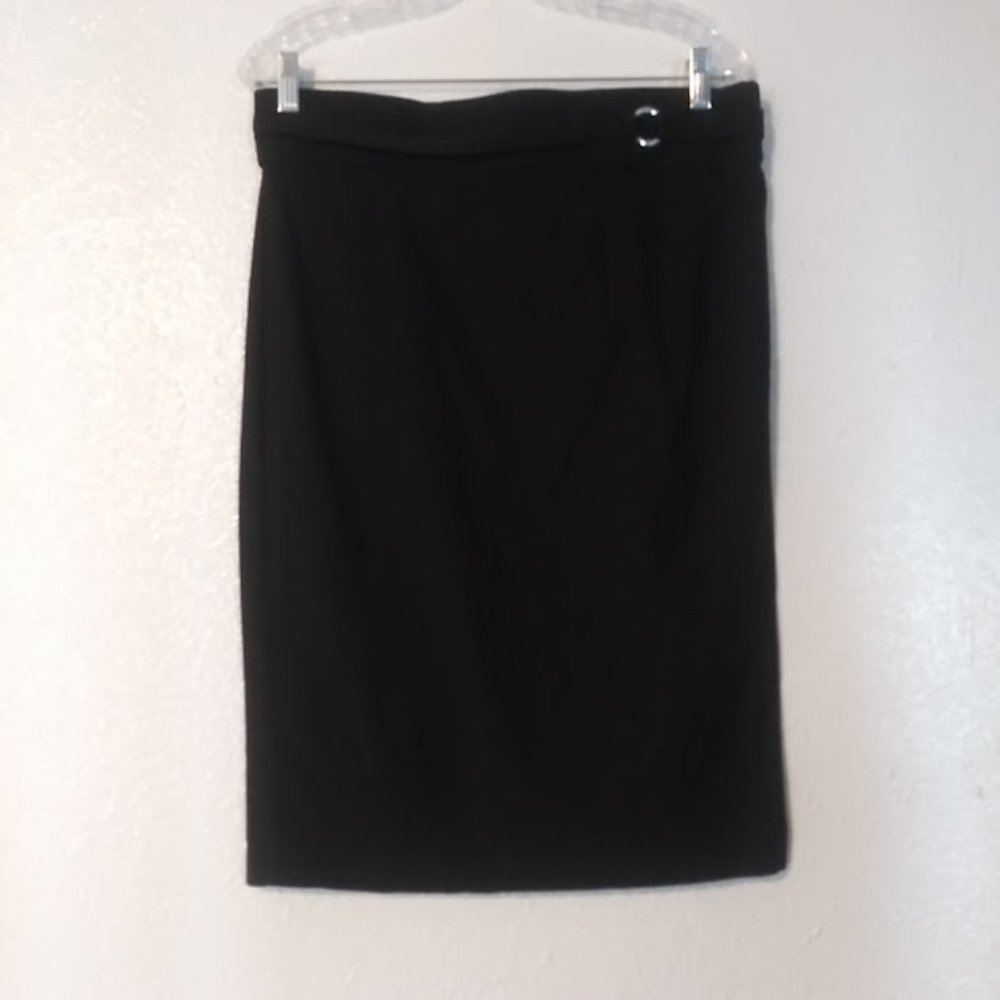 Jenna Rose women's size 12 black pencil skirt
